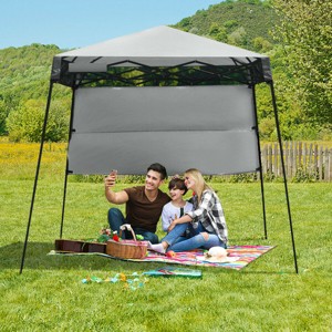 Costway 7x7 FT Slant Leg Pop-up Canopy Tent Shelter Adjustable Portable Carry Bag - 1 of 4