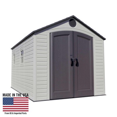 Lifetime 8 ft. x 15 ft. Outdoor Storage Shed, Tan (60075)