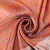 INSPIRE CHIC Women Contrast Color Retro Printed Square Satin Bandanas Neck Scarves 1Pc - 4 of 4