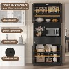 Kitchen Pantry Cabinet, 70" Tall Pantry Storage Cabinet with Countertop, Fluted Tall Cabinets with Doors and Drawer, Freestanding Cupboard - 4 of 4