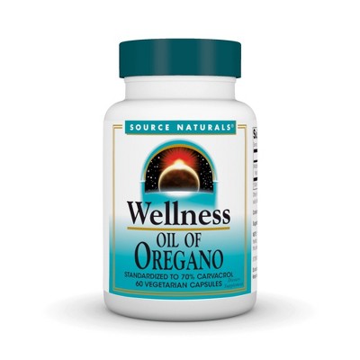 Wellness Oil of Oregano by Source Naturals, Inc.  -  60 Vegetarian Capsule