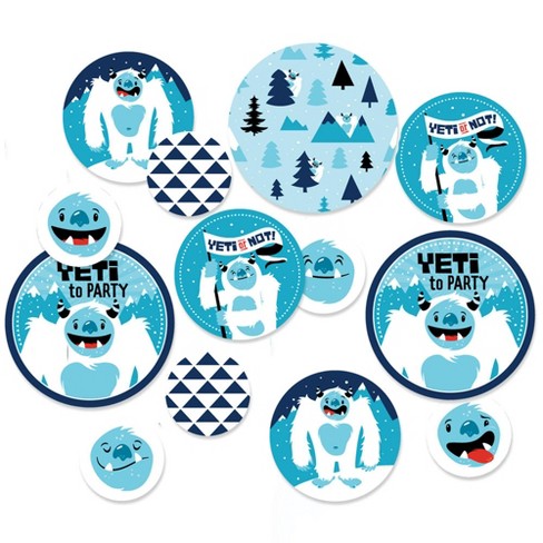 Big Dot Of Happiness Yeti To Party - Abominable Snowman Party Or Birthday  Party Water Bottle Sticker Labels - Set Of 20 : Target