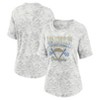 NFL Los Angeles Chargers Women's Oatmeal Heather Rolled Sleeve T-Shirt - 3 of 3