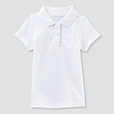 Girls' Adaptive Short Sleeve Uniform Polo Shirt - Cat & Jack™
