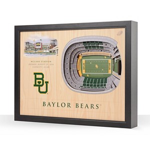 NCAA Baylor Bears 25-Layer StadiumViews 3D Wall Art - 1 of 4