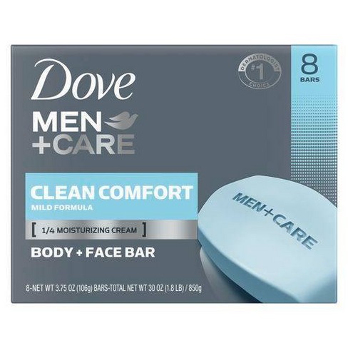 Dove Men Care Clean Comfort Body Face Bar Soap 3 75oz 8ct Target