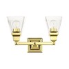 Livex Lighting Mission 2 - Light Vanity in  Polished Brass - 2 of 4