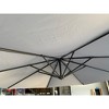 Osparple Parasol Umbrella 10 FT Outdoor Umbrellas for Patio with Base Sun Protection Cantilever Patio Umbrellas for Patio, Grey - 4 of 4