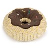TrustyPup Chocolate Donut Durable Plush Dog Toy - Brown - L - image 2 of 4
