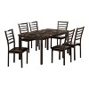 60" Larriston Faux Marble Top Dining Table Black - HOMES: Inside + Out: Rectangle, Seats 6 - 4 of 4