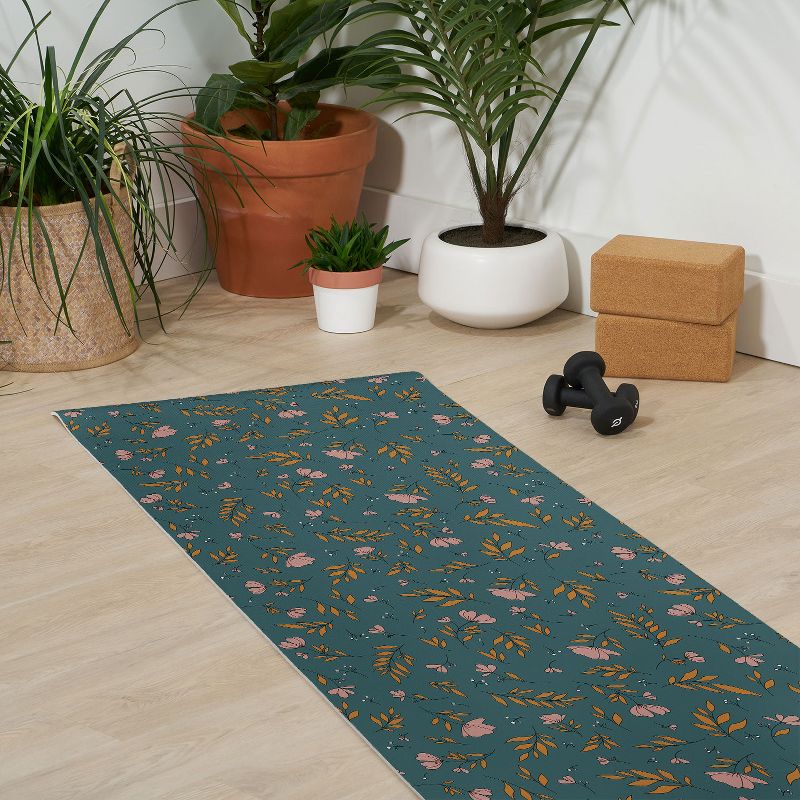 The Optimist I Can See The Change Flora (6mm) 24" x 70" Yoga Mat - Society6, 3 of 4