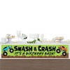 Big Dot of Happiness Smash and Crash - Monster Truck - Happy Birthday Boy Decorations Party Banner - 3 of 4