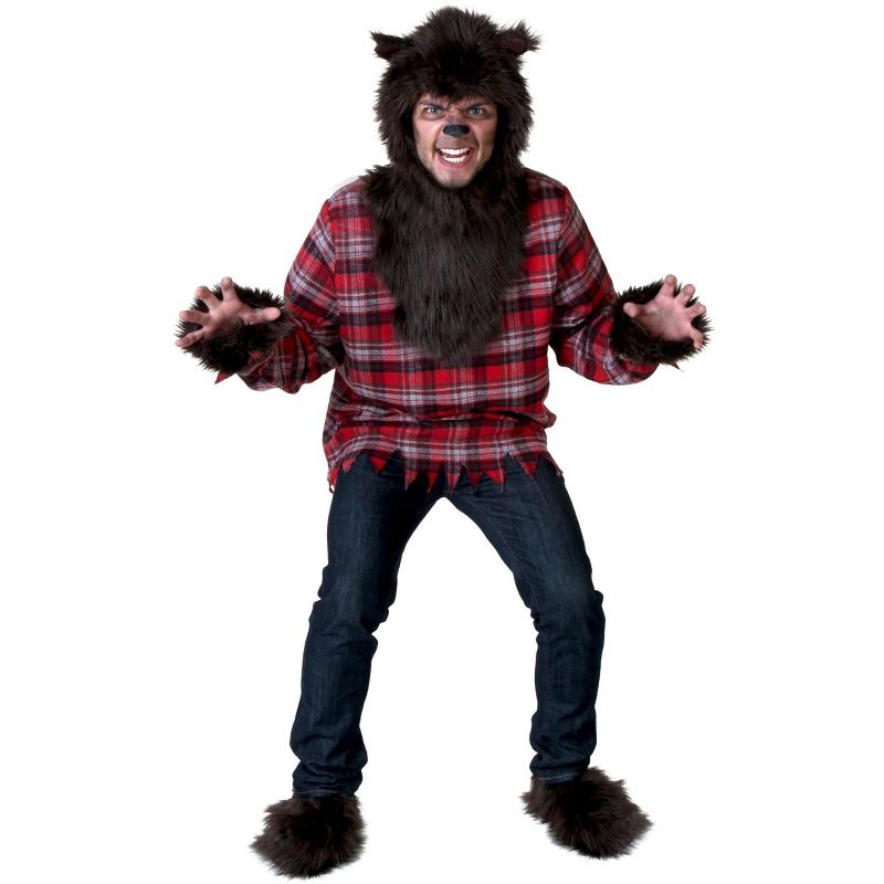 HalloweenCostumes.com Adult Male Werewolf Costume, 1 of 9