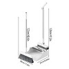 Racxily 3-in-1 High-Efficiency Ergonomic Long Handle Floor Cleaning Kit, Durable Broom, Dustpan&Brush Set to-Clean Household Cleaning Essentials - 2 of 4