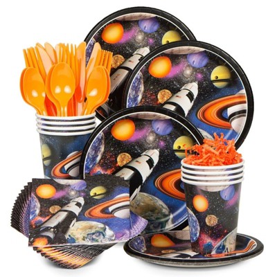 Birthday Express Space Party Rocket Space Blast Standard Kit - Serves 8 Guests