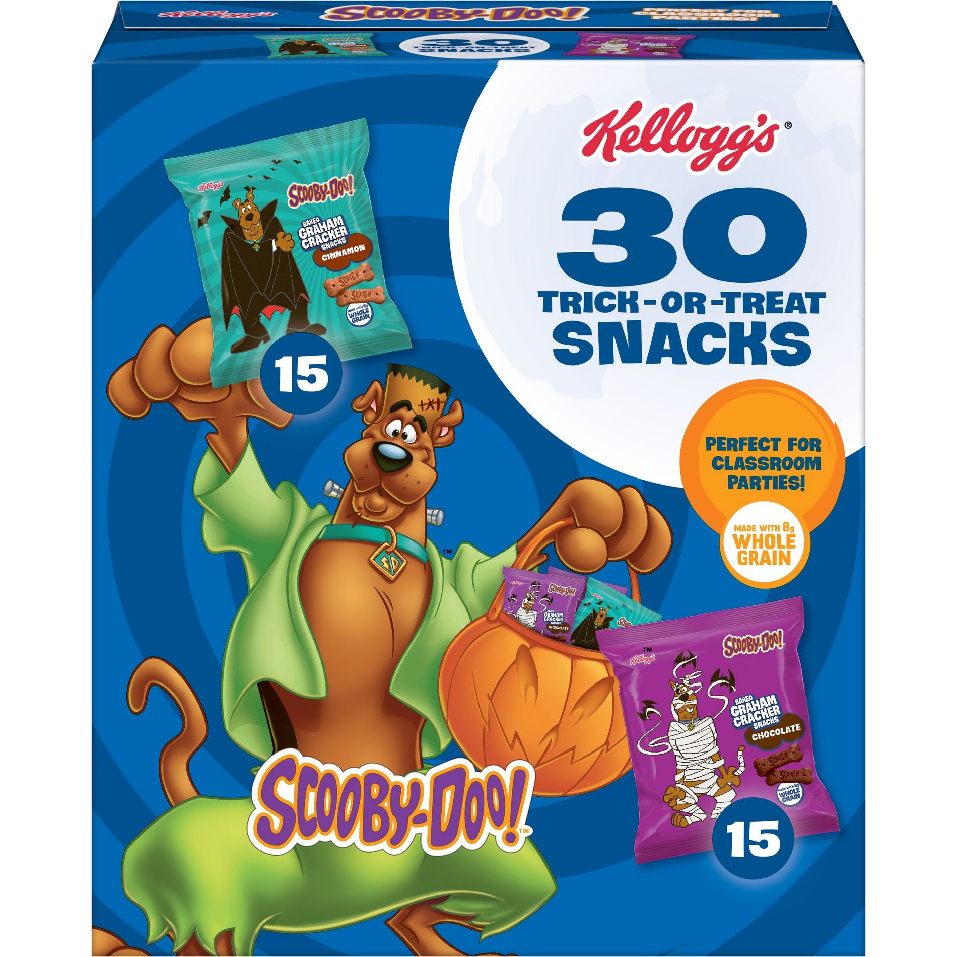 Kellogg's Snacks Halloween Scooby-Doo! Treat-Or-Treat - 30oz/30ct Box