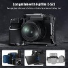 MaseiKar X-S20 Camera Cage, Metal Video Rig with Grip, NATO Rail, ARRI 3/8", Cold Shoe, Arca Base for Fujifilm X-S20 DJI RS2 RSC2 RS3 Pro - 2 of 4