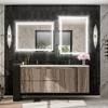 Keonjinn LED Front Light Bathroom Vanity Wall Mirror, Anti-Fog, Dimmable - 2 of 4