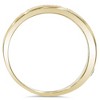 Pompeii3 1 Ct Round Cut Channel Set Diamond Wedding Women's 14k Yellow Gold Ring - 3 of 4