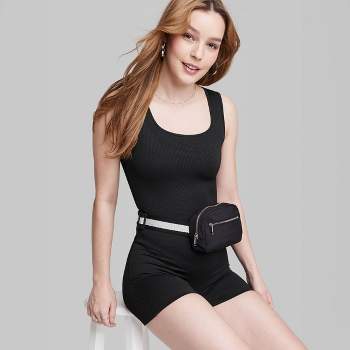 Women's Self Expressions 51007 Firm Control Shaping Romper (Black XL) 