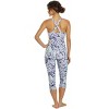 Sporti Active Moonlight Tie Dye One Piece Cropped Swim Unitard - 3 of 4