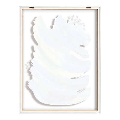 24" x 18" Colorful Abstract Glass Framed Wall Art