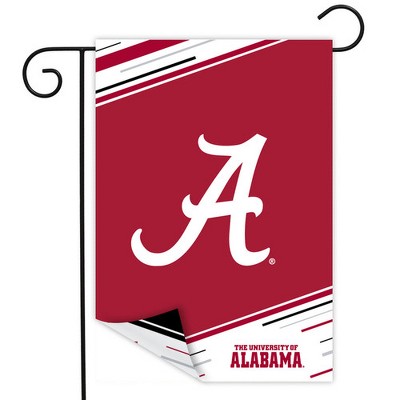 University of Alabama Double-Sided Red and Black Polyester Garden Flag