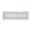 Hotel Bath Rug 100% Premium Cotton Tufted Weave Two Tone Reversible Bathroom Rug, Super Soft Absorbent, Machine Washable Bath Mat - 2 of 4