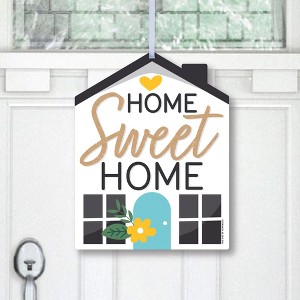 Big Dot of Happiness Welcome Home Housewarming - Hanging Porch New Sweet Home Outdoor Decorations - Front Door Decor - 1 Piece Sign - 1 of 4