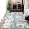 Abstract Rug, Non Slip Washable Area Rug  Low Pile Non-Shedding Throw Carpet for Bedroom, Living Room, Laundry Room - 2 of 4