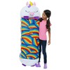 Happy Nappers: Pillow & Sleepy Sack: Medium - White Unicorn - 54 x 20", 2-In-1: Plush Animal Opens To Sleeping Bag, Soft Play-Nap Character, Kids 3+ - 3 of 4