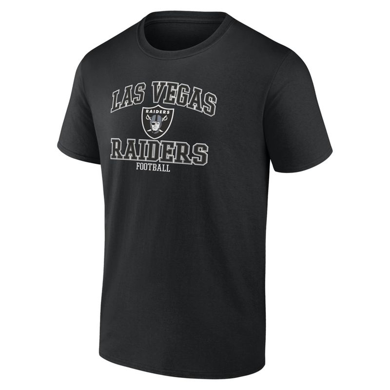 NFL Las Vegas Raiders Men&#39;s Greatness Short Sleeve Core T-Shirt, 2 of 4