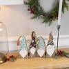 Northlight Wooden Gnomes Hinged Christmas Decoration - 10.75" - 2 of 4