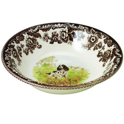 Spode Woodland Ascot Cereal Bowl, 8 Inch, Made in England from Fine Earthenware, Assorted Dogs