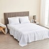 Pinstripe Microfiber Solid Sheet Set - Isla Jade - 2 of 4