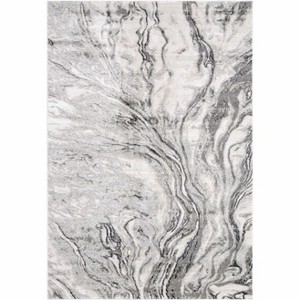 Hauteloom Brandi Gray Marble Area Rug - 1 of 4