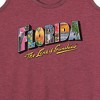 Women's - Instant Message - Florida Postcard Graphic Racerback Tank - 2 of 4