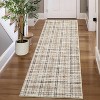 Coucheta Runner Rug for Kitchen Non Slip Bathroom Rugs Indoor Plaid Area Rug for Entryway Stain Resistant Area Rug for Hallway - 3 of 4