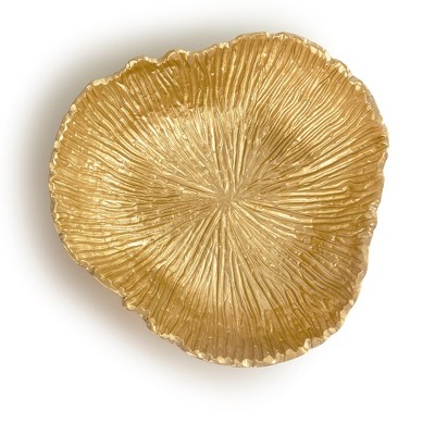 Hudson Gold Handcrafted Metal Decorative Bowl