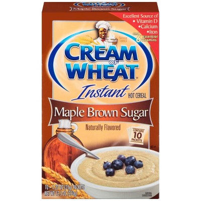 Cream of Wheat Instant Maple Brown Sugar Hot Cereal - 10ct