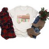 Simply Sage Market Women's Be Merry Stripes Short Sleeve Graphic Tee - 3 of 3