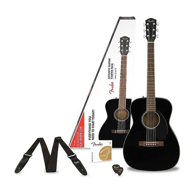 Fender Classic Design Series CC-60S Concert Acoustic Guitar Pack Black