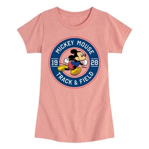 Girls' - Disney - Mickey & Friends Fitted Short Sleeve Graphic T-Shirt - 1 of 4
