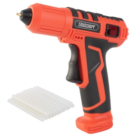 4v Cordless Hot Glue Tool - Wireless Glue Tool Kit With 20 Glue Sticks - By  Stalwart (red) : Target