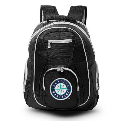  MLB Seattle Mariners Colored Trim Laptop Backpack 