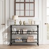 Console Table, 3-Tier Entryway Narrow Sofa Table with Shelves, Side Tables - 2 of 4