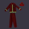 Kids' Glows in the Dark Firefighter with Wheel Cover Adaptive Costume - Hyde and EEK! Boutique™ - 4 of 4
