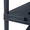 vidaXL Storage Shelf Rack Black 485 lb 35.4"x15.7"x54.3" Plastic - 4 of 4
