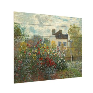 Trademark Fine Art - Claude Monet 'Artist's Garden In Argenteuil' - 1 of 4