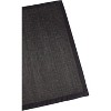 BirdRock Home Indoor Outdoor Floor Runner - Non Slip Floor Mat - 24 x 60 Inches - Black - 4 of 4